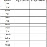 lista de cotejo palabras al revés miercoles 6
